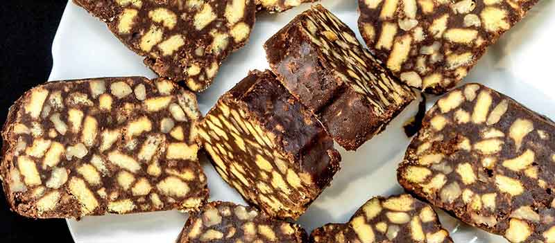 Chocolate Walnut Bars Recipe - Featured Image